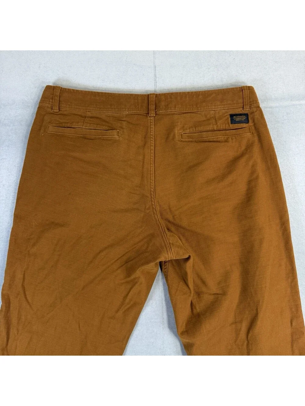 REI Co-Op Trailsmith Jogger Pants Men's 38x32 Brown Double Knee Drawstring Hike